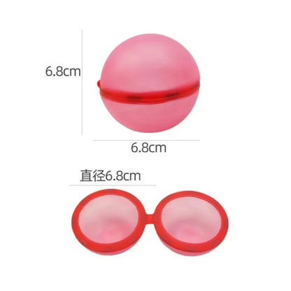 Reusable 6.5cm Water Balls with Magnetic Closure для Summer Fun