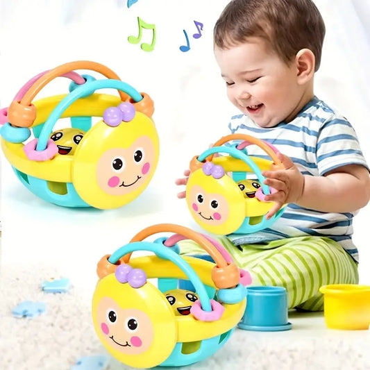 Bendy Baby Walker Rattle Ball for Infants 0-12 Months