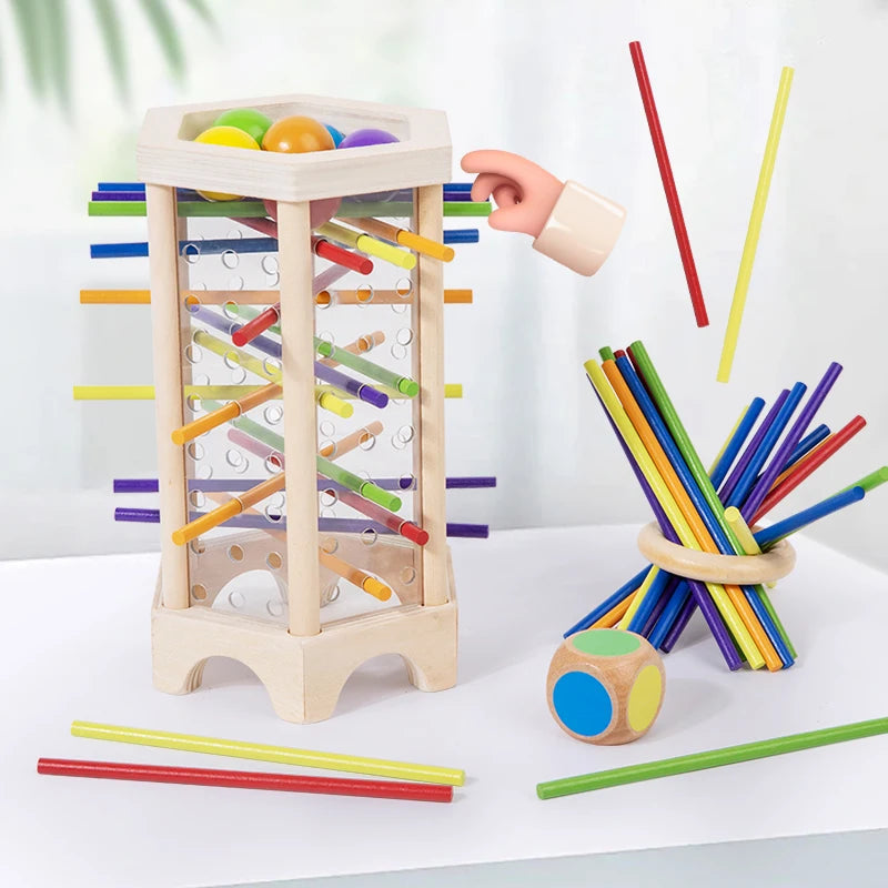 Montessori Wooden Counting Sticks Toy for Kids