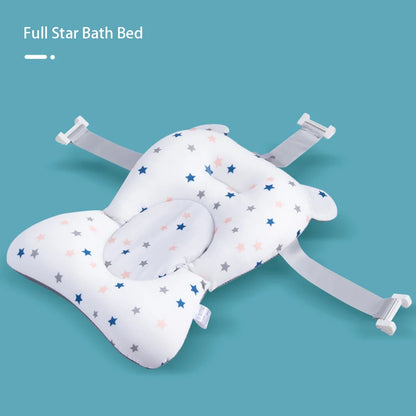 Foldable Baby Bath Support Seat - Adjustable Infant Cushion