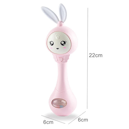 Smart Bunny Musical Rattle Toy for Newborns and Infants