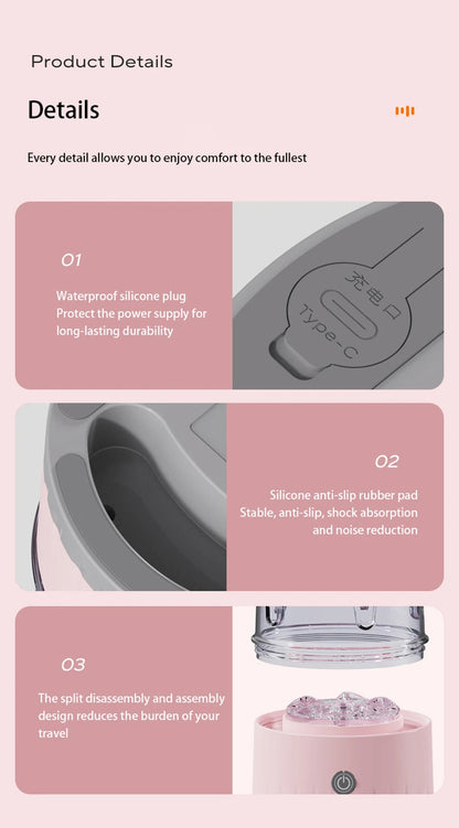Portable Mini Washing Machine 1L for Travel and Home Use