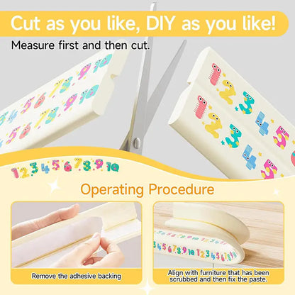 Kids Corner and Edge Safety Foam Bumper Guard Strip 2m