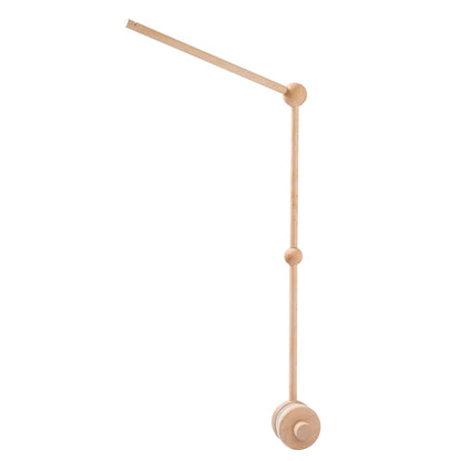 Wooden Hot Air Balloon Baby Crib Mobile and Rattle Toy