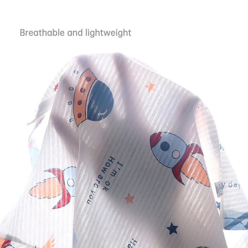 Cute Cartoon Baby Pajama Set - Short Sleeve Sleepwear