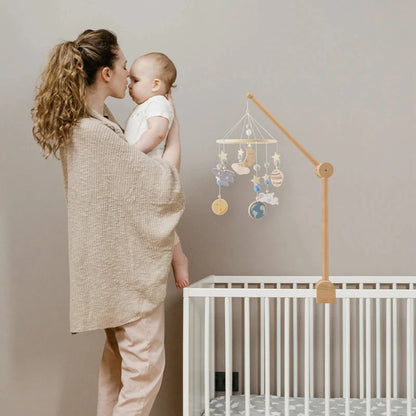 Baby Crib Music Box Rattle - Soothing Toy for Newborns