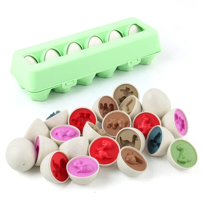 Montessori Shape Matching Smart Egg Toy for Kids 2-4 Years