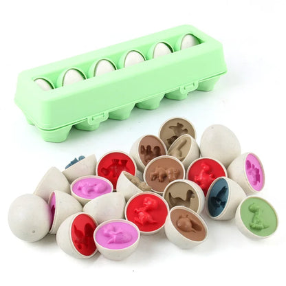 Montessori Shape Matching Smart Egg Toy for Kids 2-4 Years