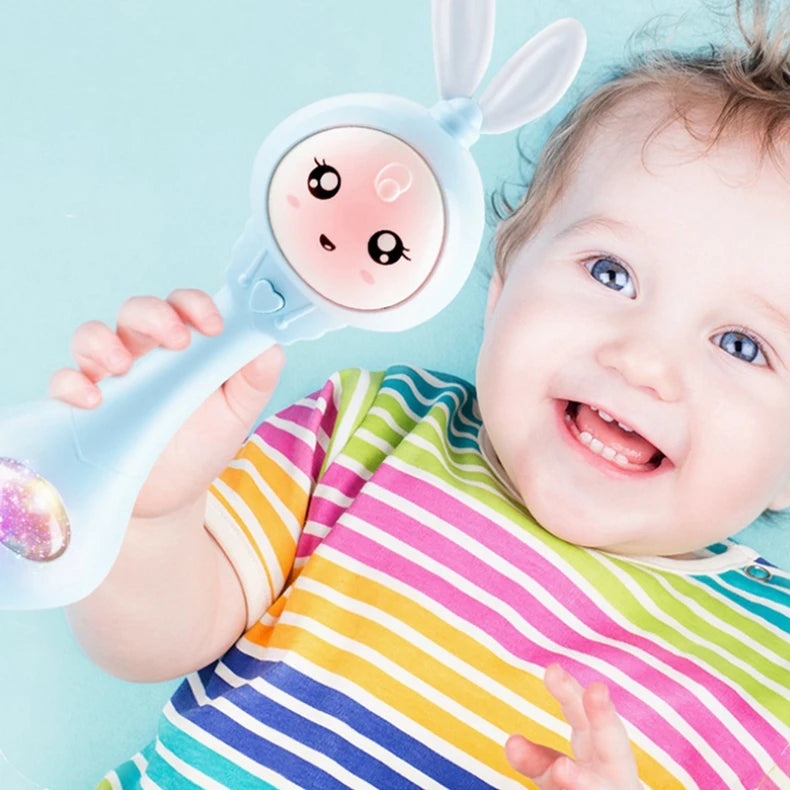Smart Bunny Musical Rattle Toy for Newborns and Infants