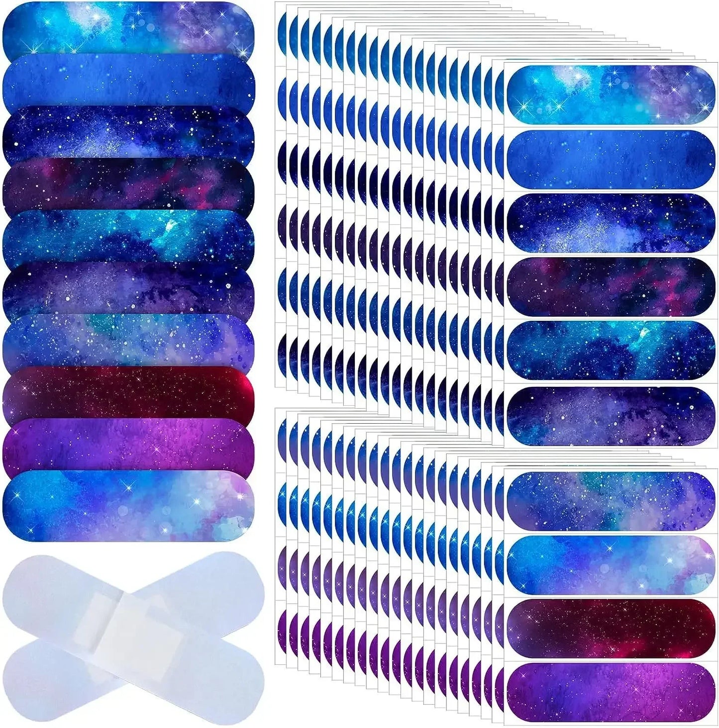 10pcs Cartoon Mermaid Horse Adhesive Bandages for Kids