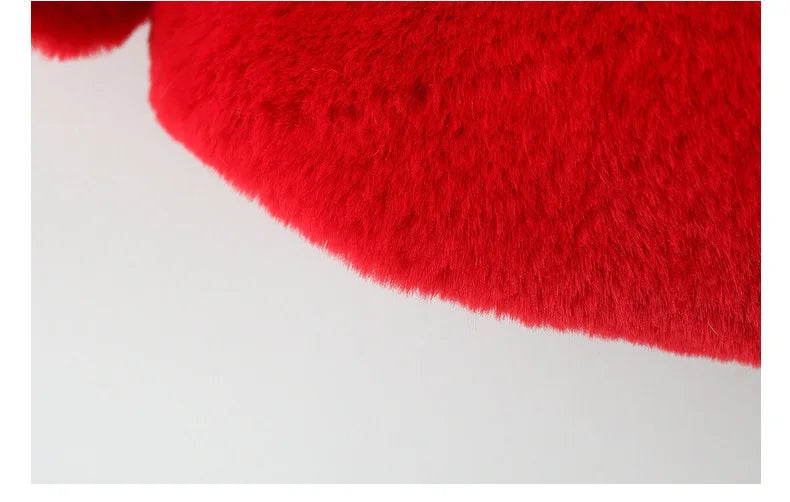 Warm Faux Fur Autumn Jacket for Baby Girls