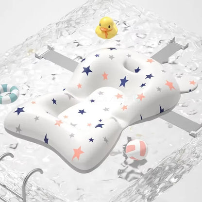 Foldable Baby Bath Support Seat - Adjustable Infant Cushion