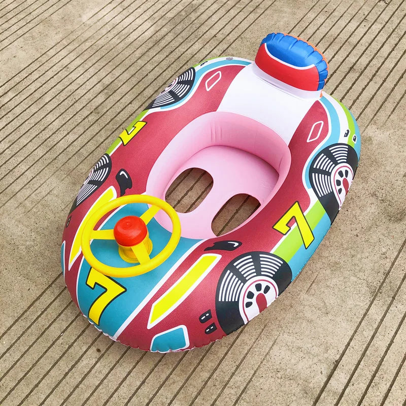 Inflatable Baby Swim Ring - Toddler Float Seat for Water Fun