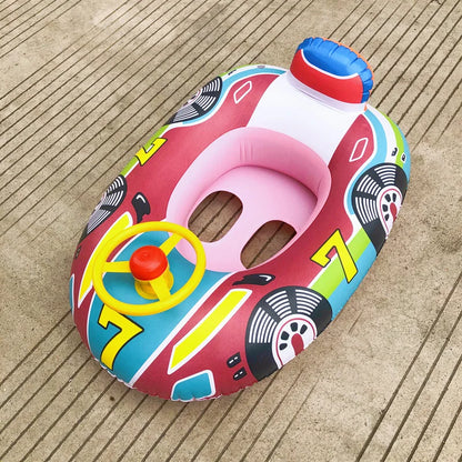 Inflatable Baby Swim Ring - Toddler Float Seat for Water Fun