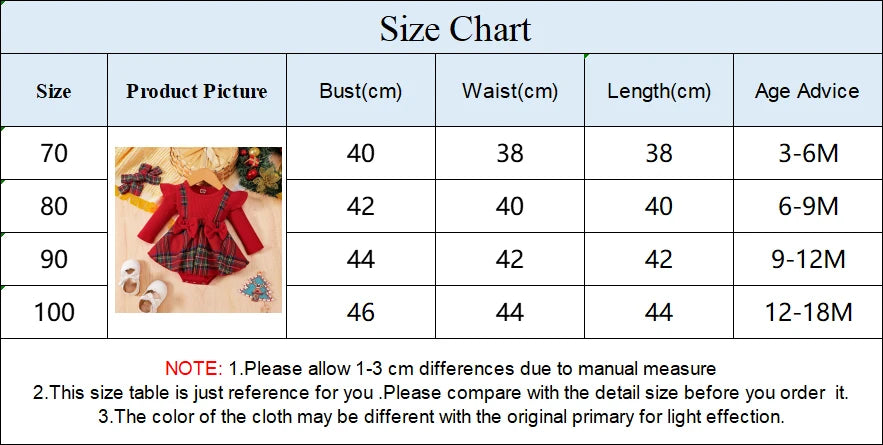 Tree Print Red Corduroy Baby Girl Dress for New Year's Eve