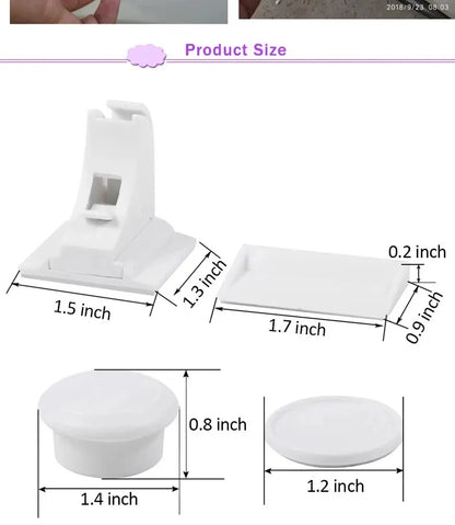 Invisible Magnetic Child Safety Locks for Cabinets and Drawers