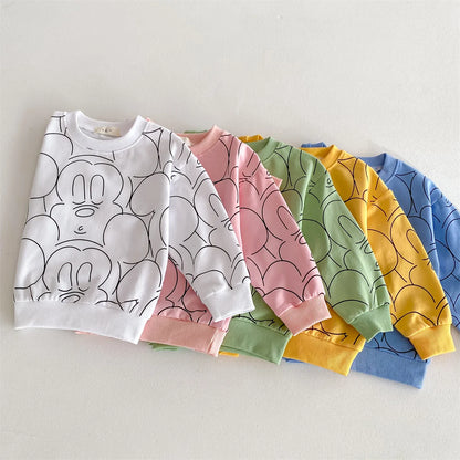 Mickey Mouse Baby Sweatshirt Set for Toddler Boys and Girls
