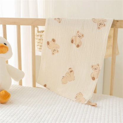 Cotton Muslin Baby Face Towel & Burp Cloth Set