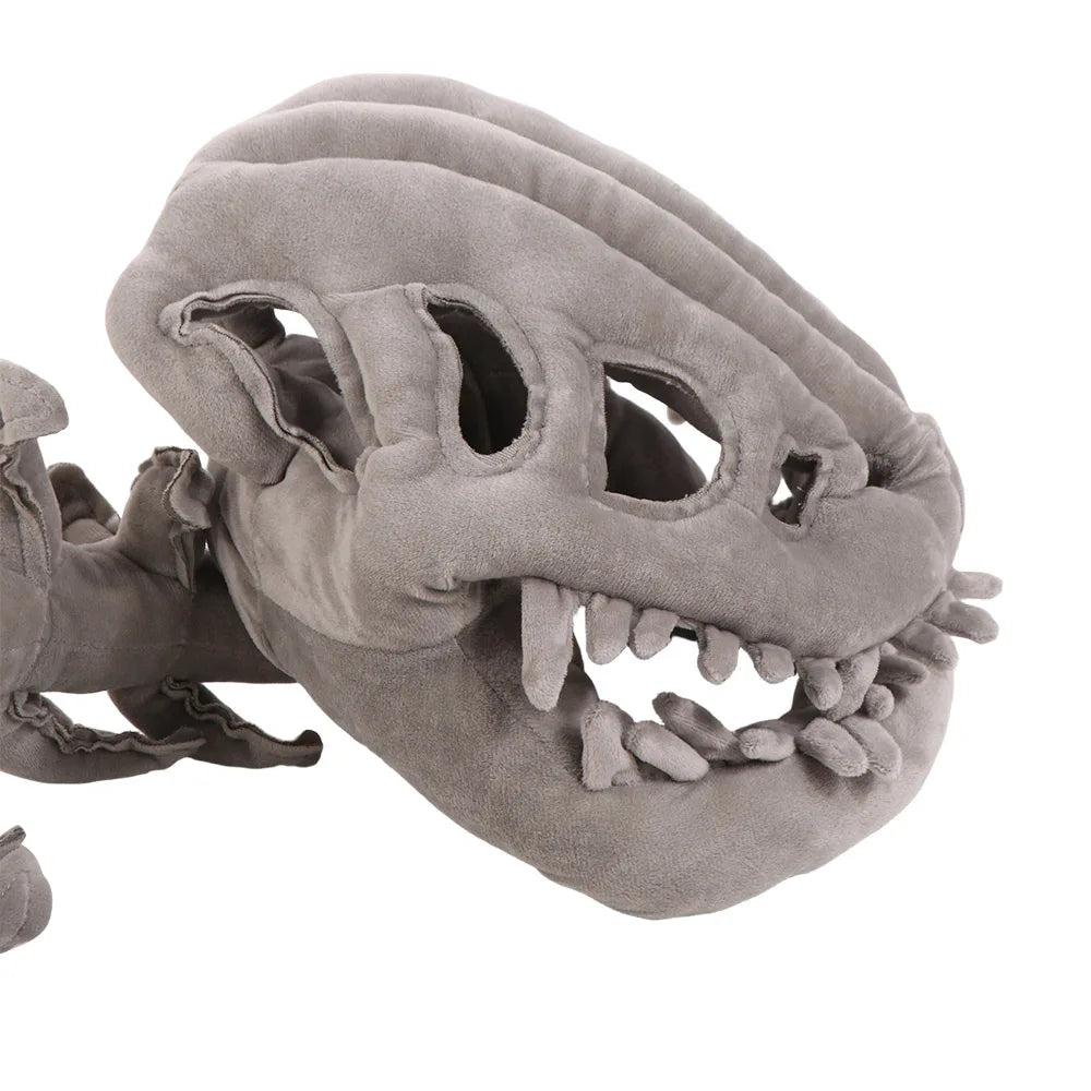 3D Soft Dinosaur Skeleton Plush Toy Set for Kids