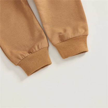 Embroidered Sweatshirt & Joggers Set for Toddler Boys