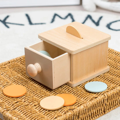 Montessori Wooden Sensory Toy for Infants - Color and Shape Match