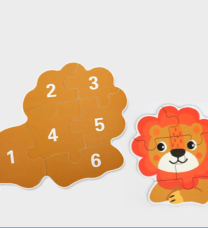Alphabet and Number Wooden Puzzle for Toddlers 1-3 Years