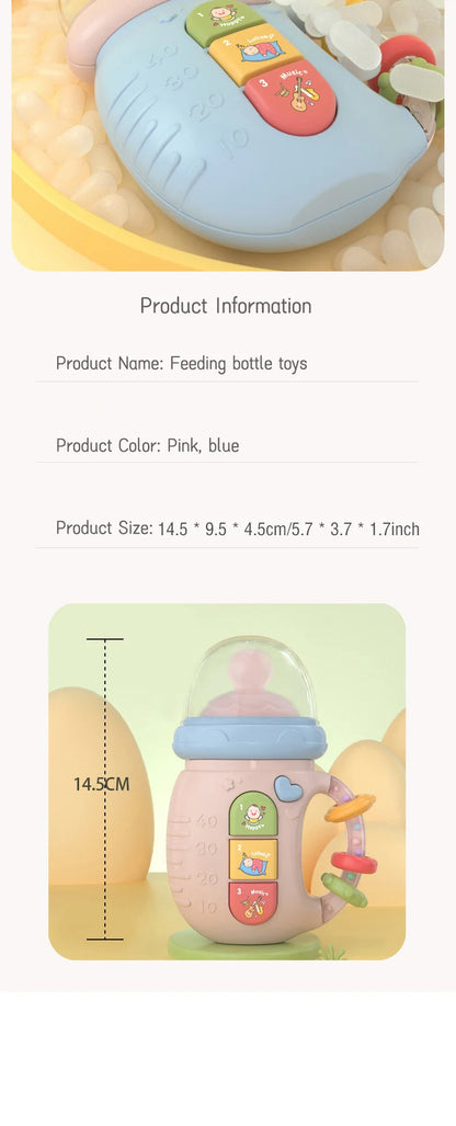 Musical Soothing Bottle Toy for Babies 18M+