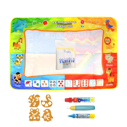 Water Drawing Mat for Kids with Reusable Magic Pens