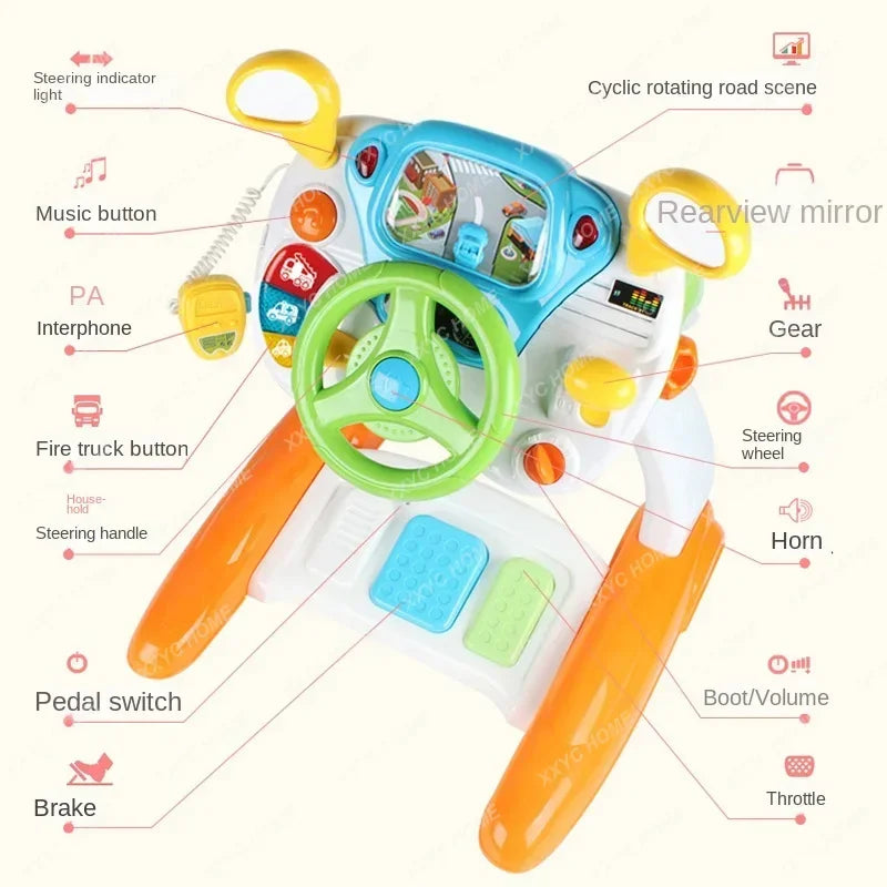 Kids' Steering Wheel Toy for Fun Driving Adventures