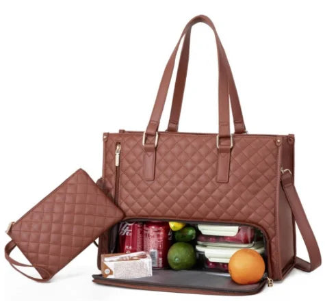 3-in-1 Insulated Lunch Bag and Office Backpack for Women