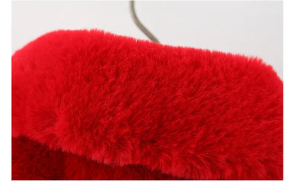 Warm Faux Fur Autumn Jacket for Baby Girls