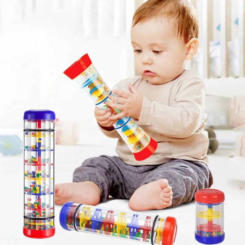 Montessori Rain Stick Rattle for Sensory Play and Music