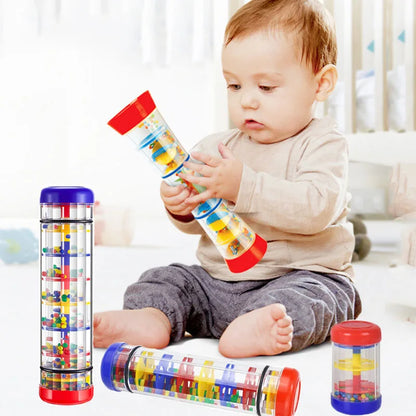 Montessori Rain Stick Rattle for Sensory Play and Music