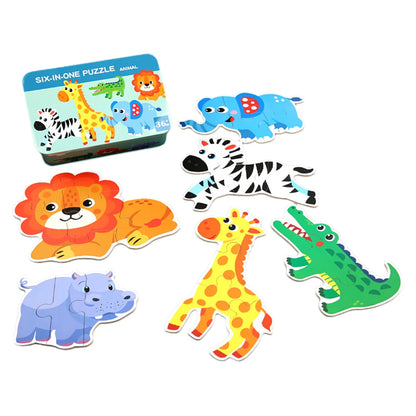 Alphabet and Number Wooden Puzzle for Toddlers 1-3 Years