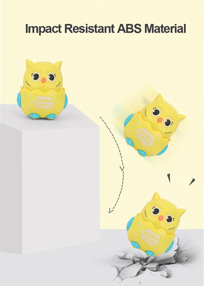 Interactive Wind-Up Owl Toy for Kids - Fun Mechanical Play