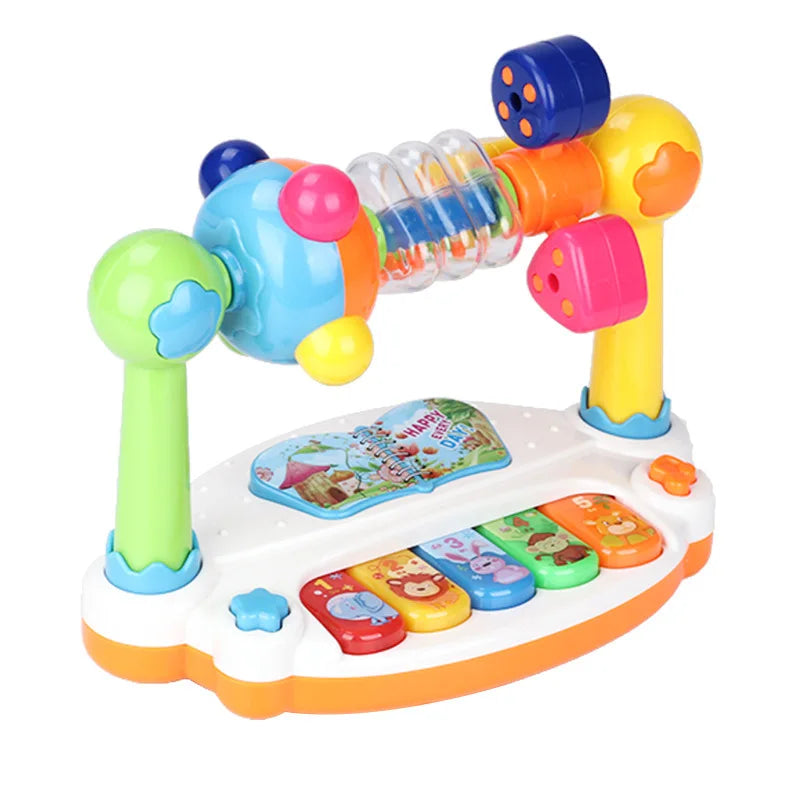 Rotating Musical Piano Keyboard for Toddlers with Lights