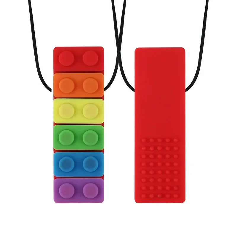 Silicone Chew Necklace for Kids with Sensory Needs