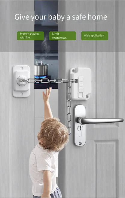 Adjustable Child Safety Locks for Windows and Doors
