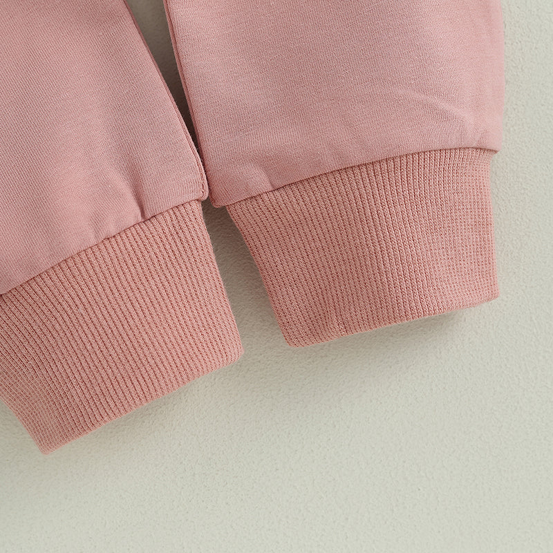 Newborn Long Sleeve Sweatshirt and Pants Set for Fall