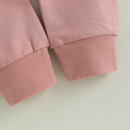 Newborn Long Sleeve Sweatshirt and Pants Set for Fall