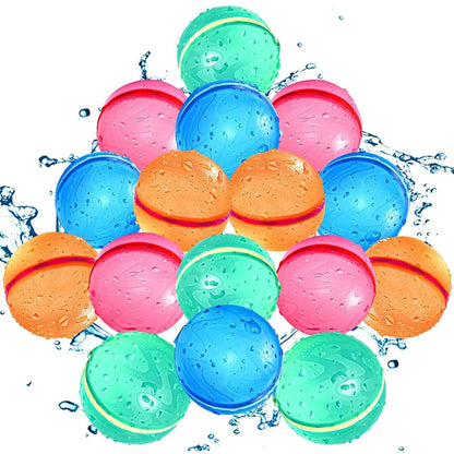Reusable 6.5cm Water Balls with Magnetic Closure для Summer Fun