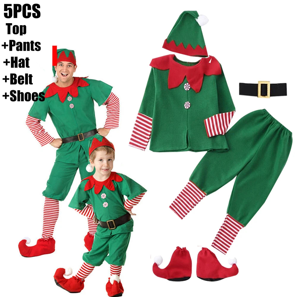 Baby Christmas Outfit - Elf on the Shelf Costume for Babies & Kids | Family Christmas Costume Set