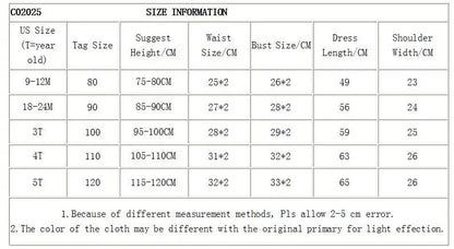 Floral Embroidery Lace Baby Dress for Girls 0-5T