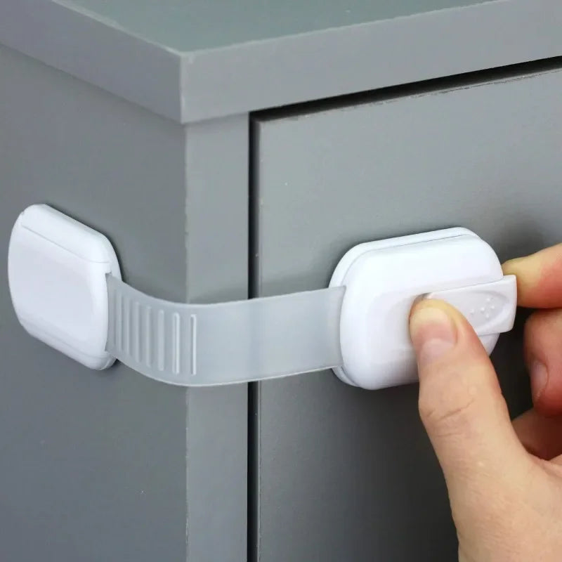 Child Safety Cabinet Locks - Adhesive Drawer Latches