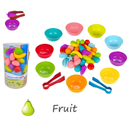 Regnbue tællebjørne farve sortering matematik legetøj til børn