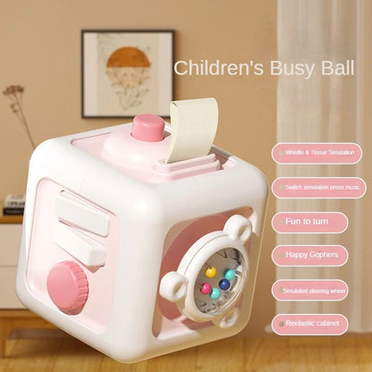 Montessori Sensory Busy Board for Baby Skill Development