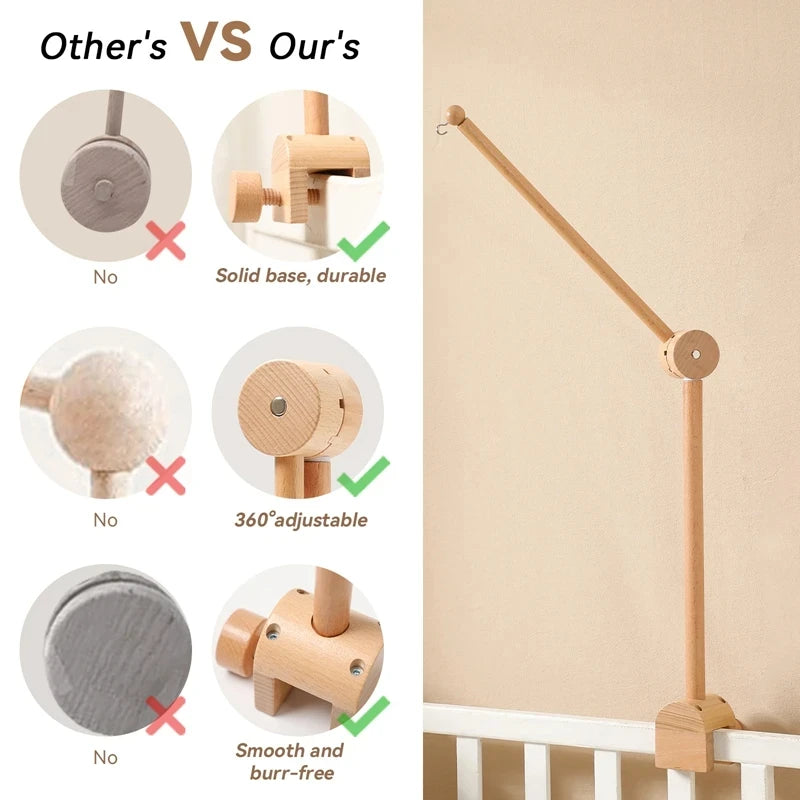 Baby Crib Music Box Rattle - Soothing Toy for Newborns