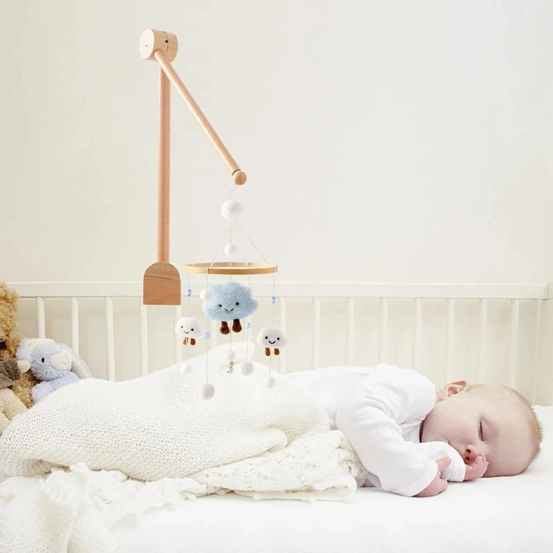 Baby Crib Music Box Rattle - Soothing Toy for Newborns
