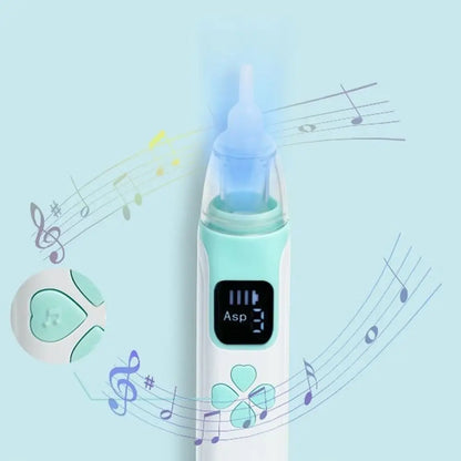 Silent Electric Nasal Aspirator for Babies - USB Rechargeable
