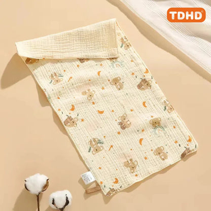 Cotton Muslin Baby Face Towel and Burp Cloth Set